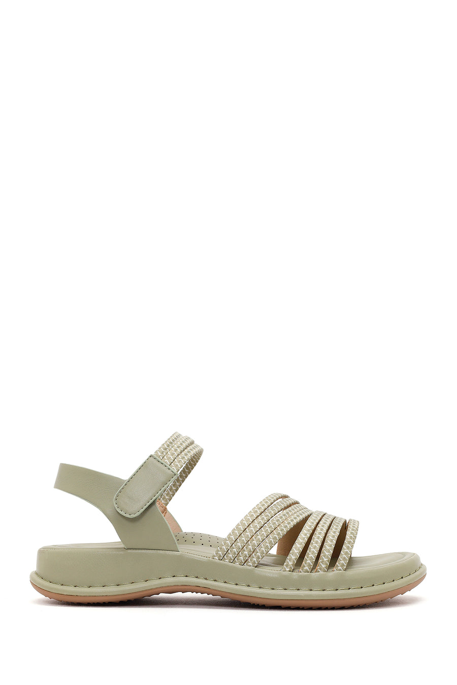 Women's Green Chunky Sole Comfort Sandals 26SFE46366F | Derimod