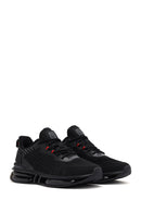 Derimod Zero Men's Black Lace-Up Thick Soled Sneaker | Derimod