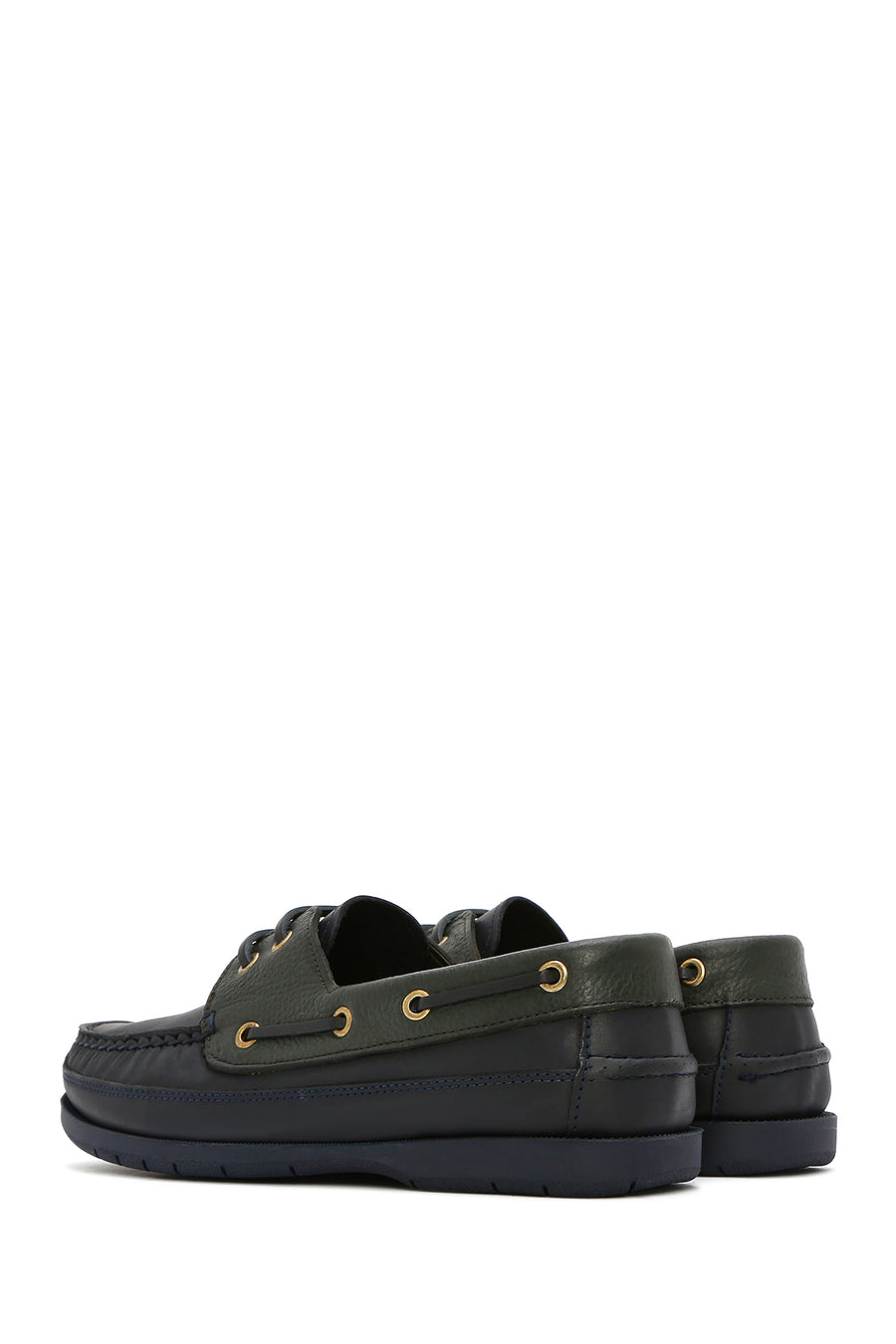 Erkek Yeşil Deri Comfort Casual Ayakkabı