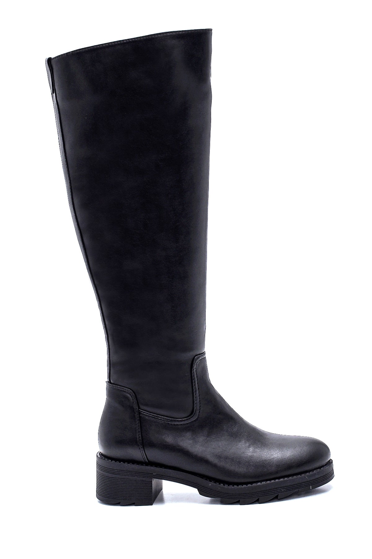 Women's Zippered Mid-Heel Boots 21WFE254218 | Derimod