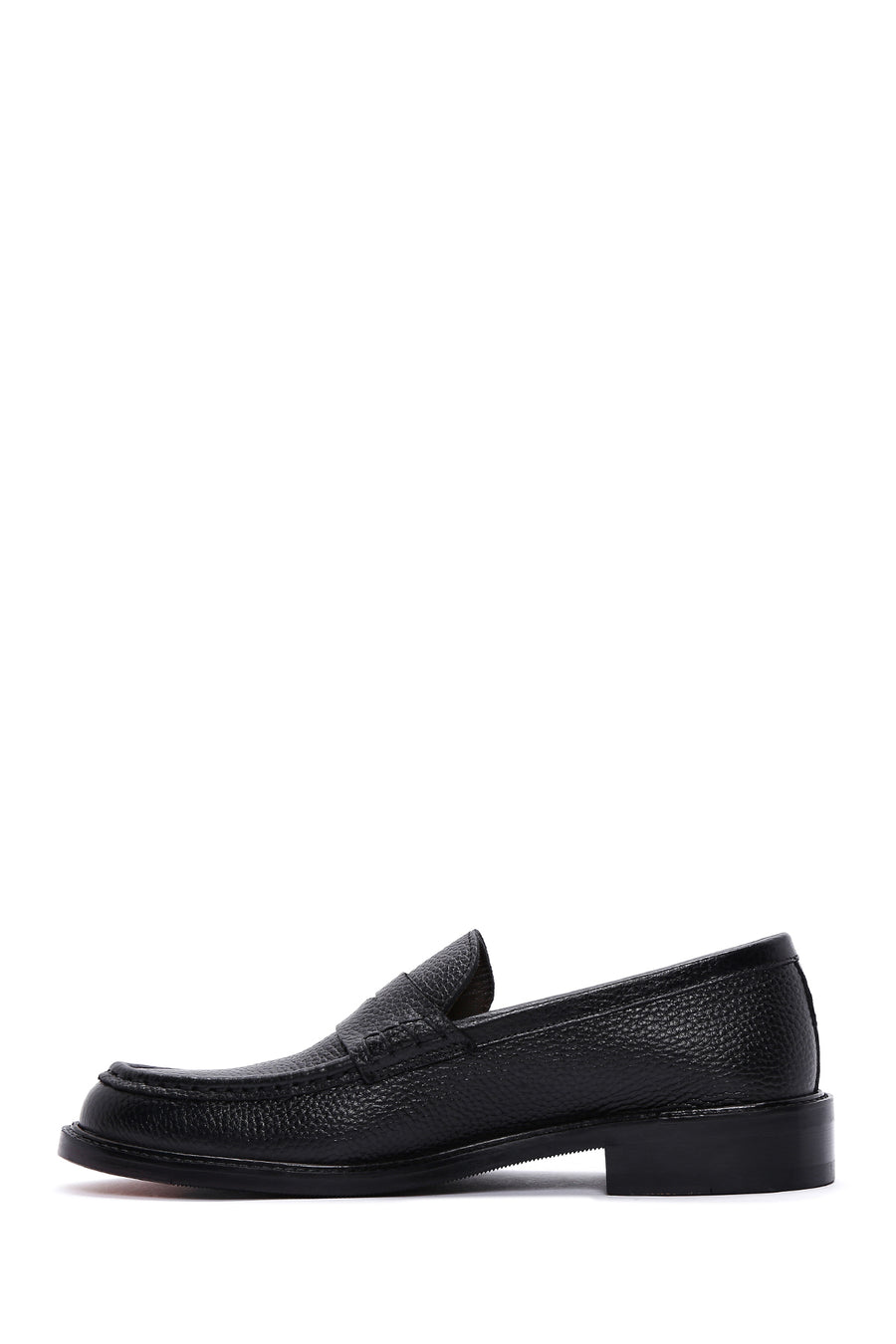Men's Black Leather Classic Loafer