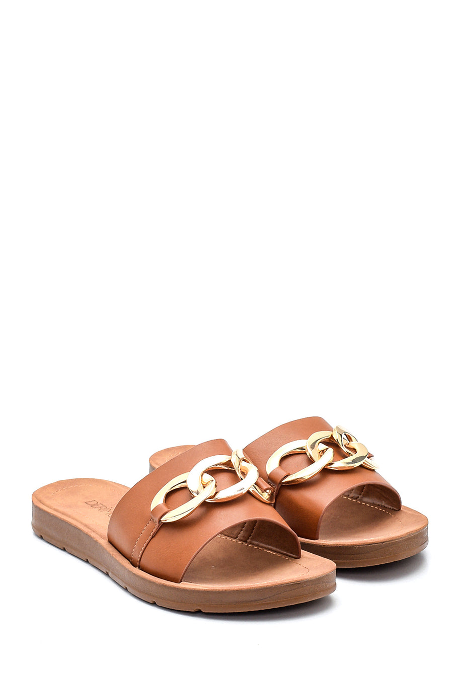 Women's Chain Detailed Slippers