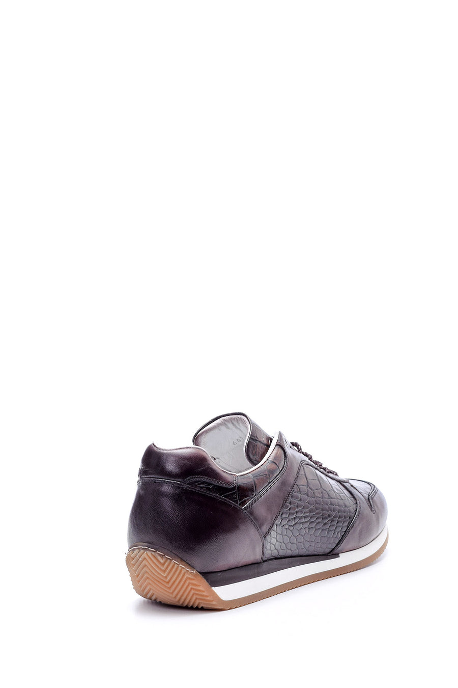 Erkek Kroko Detaylı Sneaker