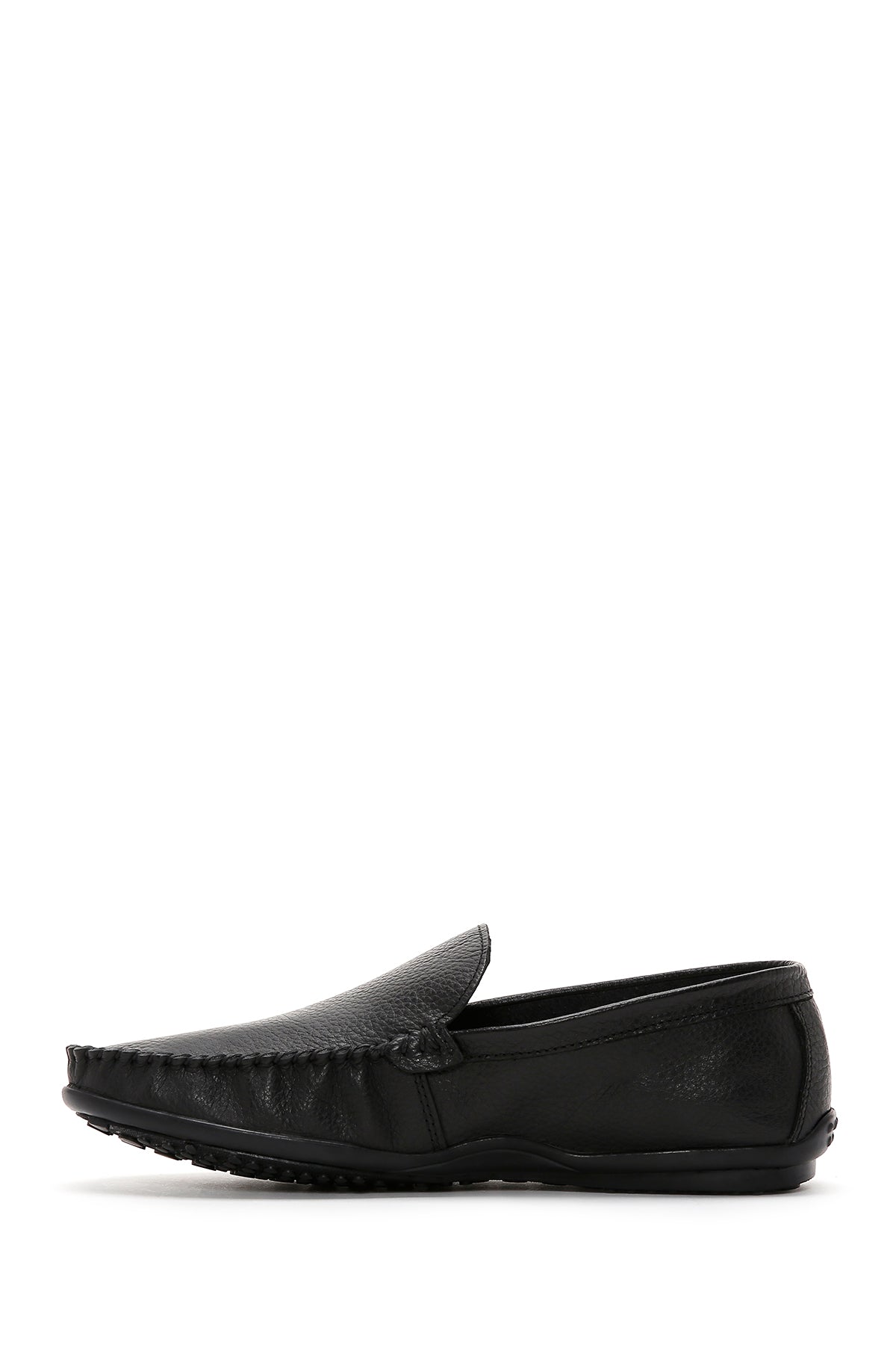 Erkek Siyah Deri Casual Loafer