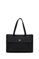 Woman Black Classic Shoulder Bag with Long Strap | Derimod