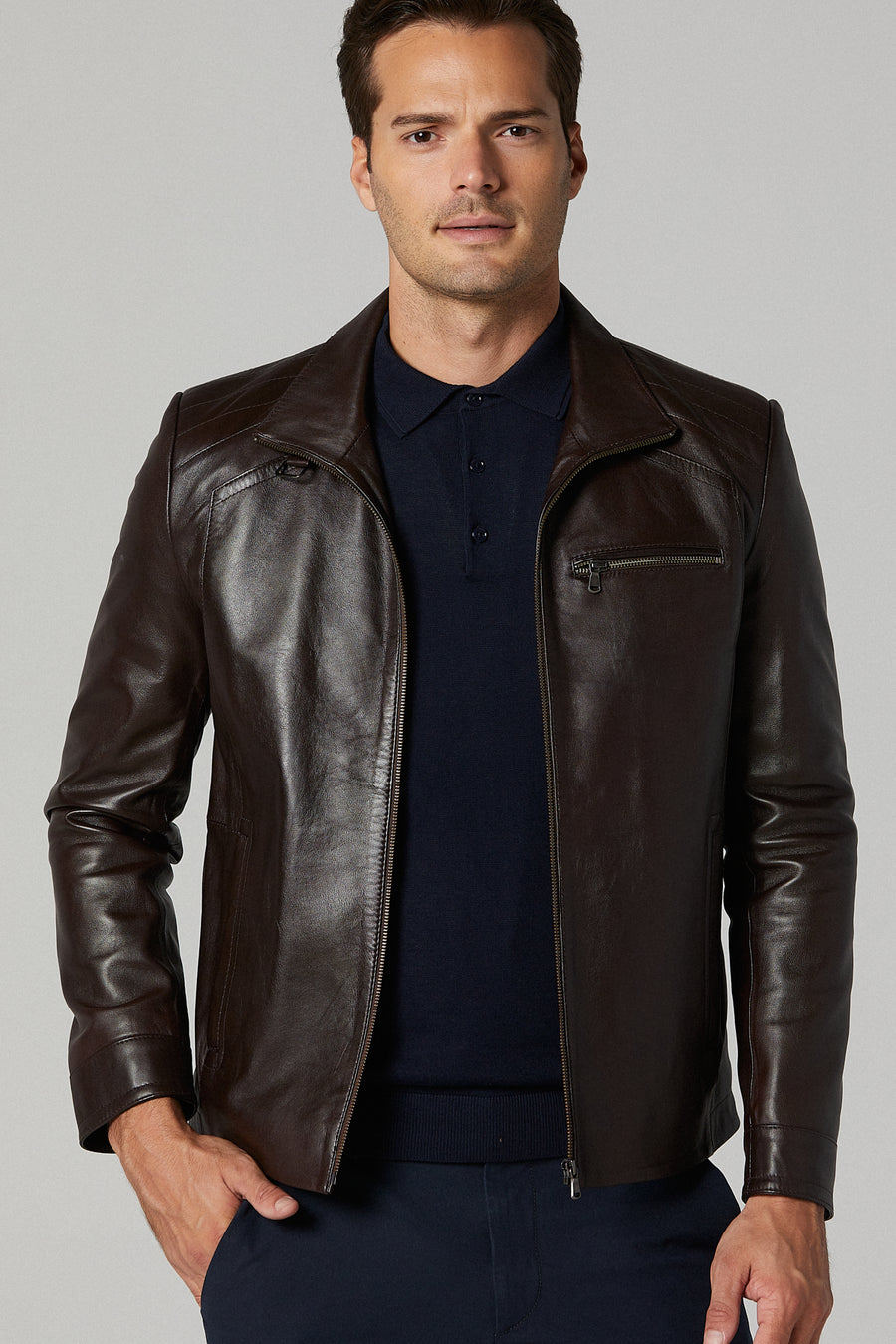 Bernard Men's Leather Jacket