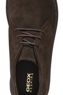 Geox Men's Brown Massimiano Lace-Up Suede Leather Boots | Derimod