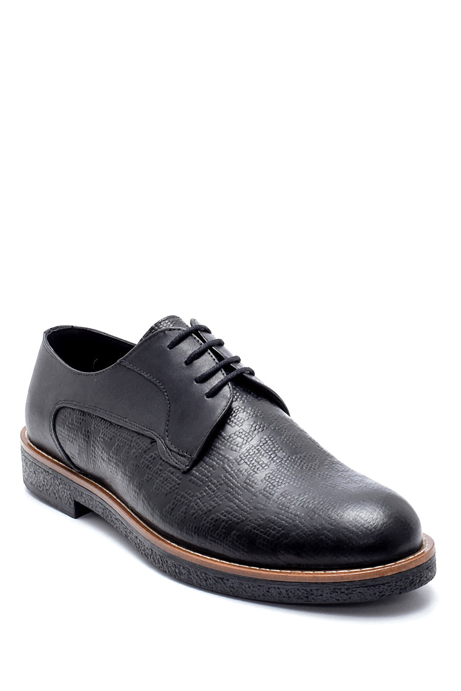 Men's Leather Printed Classic Shoes