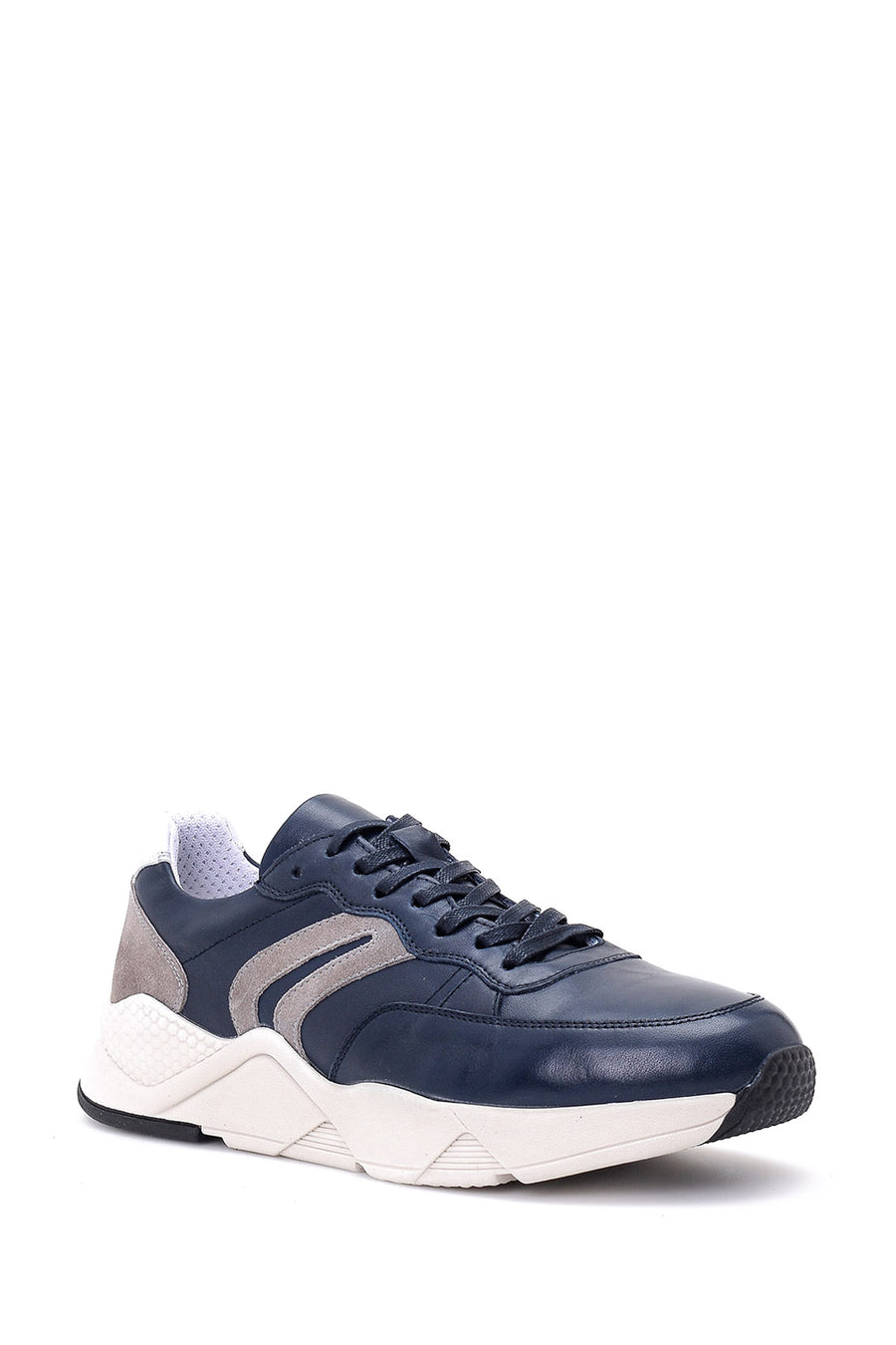 Men's Suede Detailed Leather Sneaker