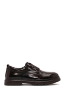 Male Brown Lace-up Thick-Soled Leather Casual Shoes | Derimod