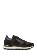 Geox Men's Brown Spherica VSeries Suede Leather Detailed Sneaker | Derimod