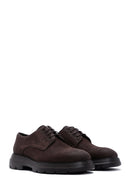 Men's Brown Nubuck Leather Casual Shoes | Derimod