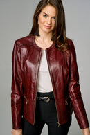 Arya Women's Leather Jacket | Derimod