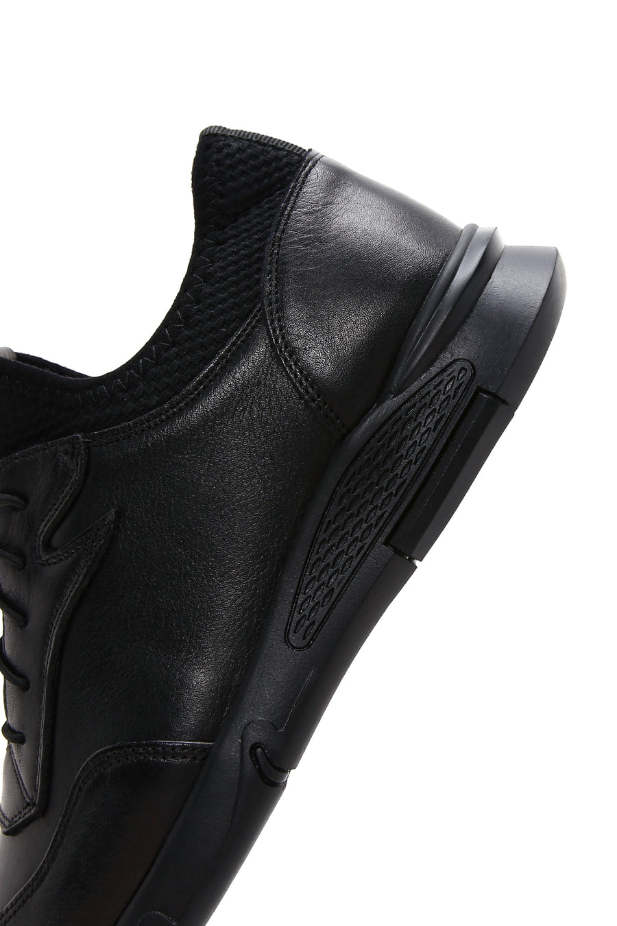 Men's Black Leather Casual Shoes