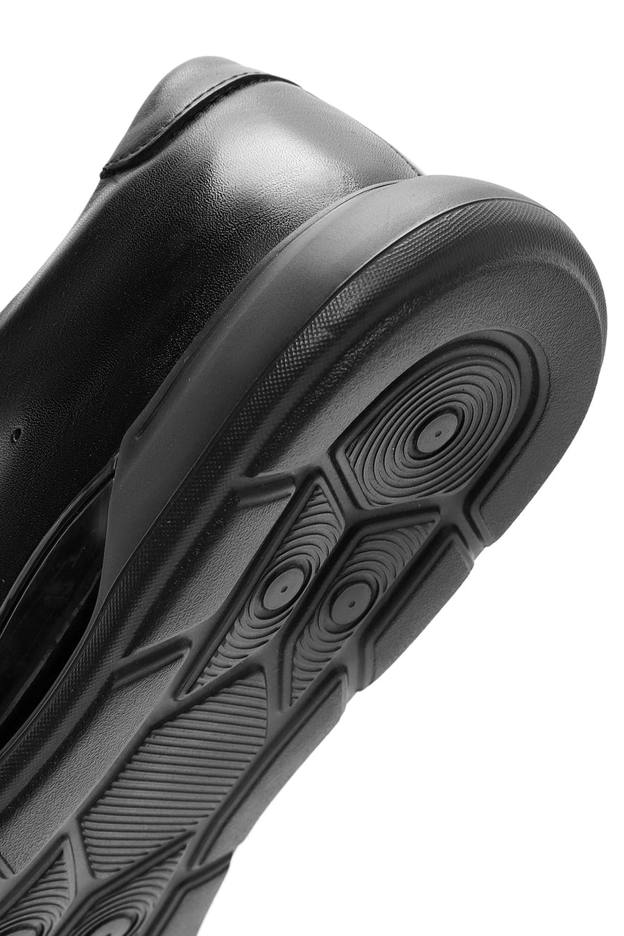 Erkek Siyah Bağcıklı Deri Sneaker