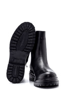 Women's Leather Casual Zipper Boots | Derimod
