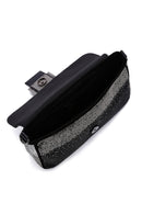 Women's Black Stone Handbag | Derimod