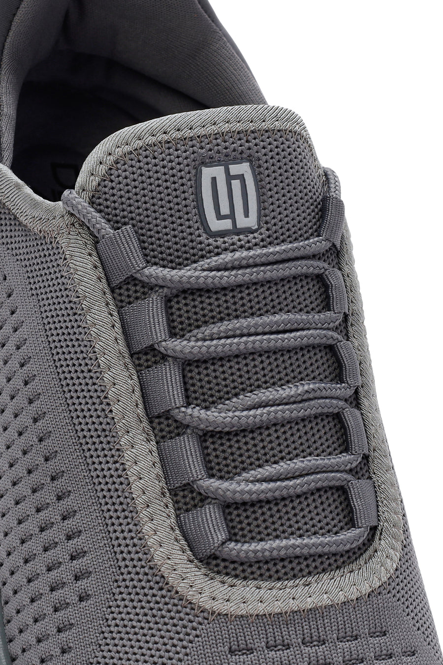 Derimod Zero Men's Gray Lace-Up Thick Soled Sneaker