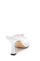 Women's Leather Heeled Slippers | Derimod