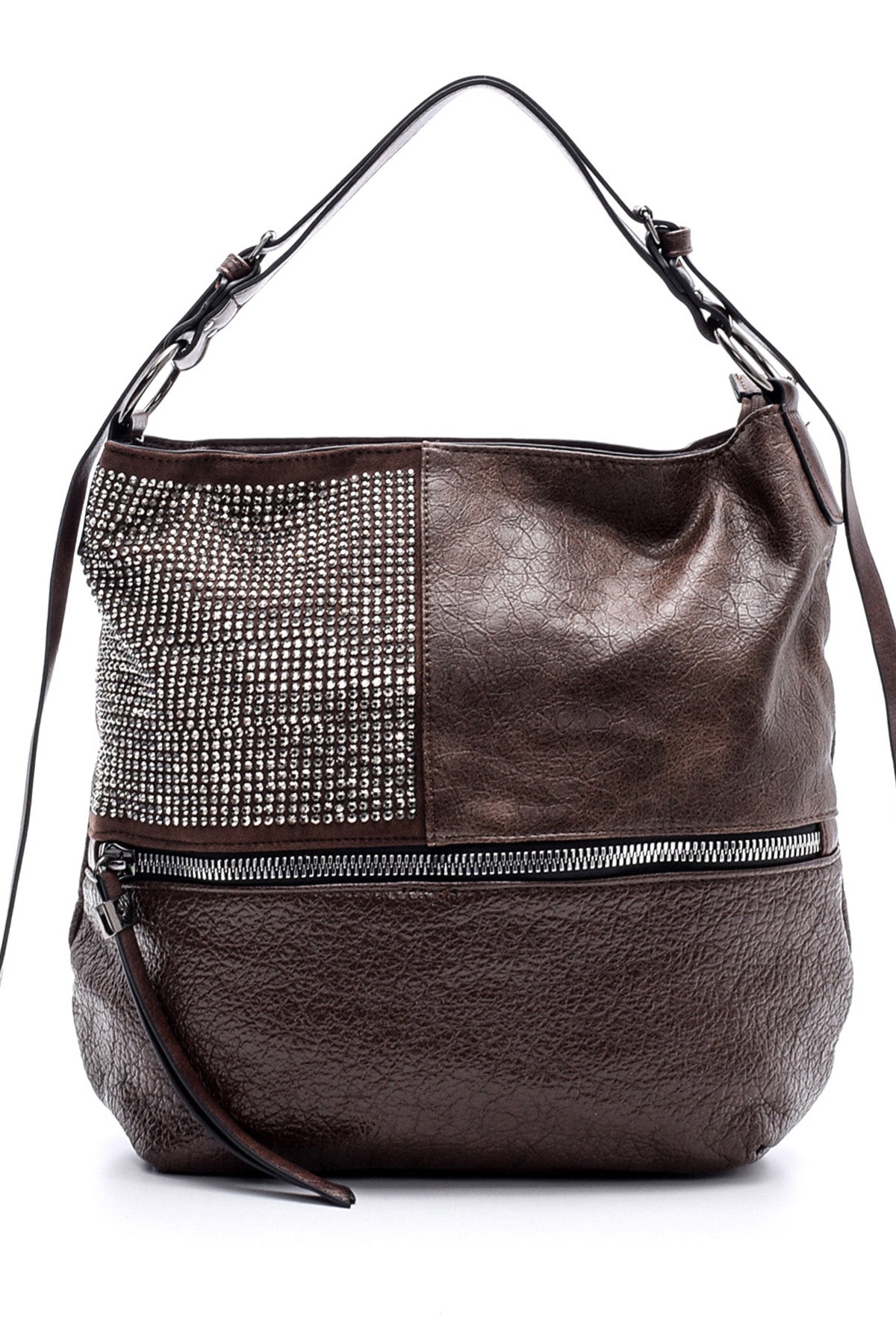 Women's Studded Detailed Shoulder Bag 19WBD270514 | Derimod