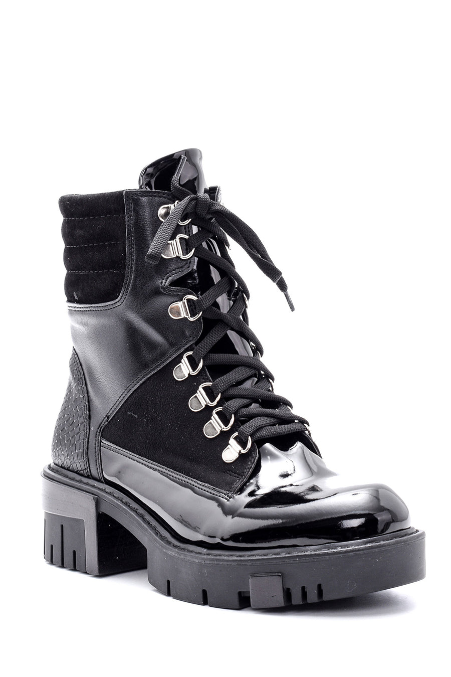 Women's Patent Leather Boots
