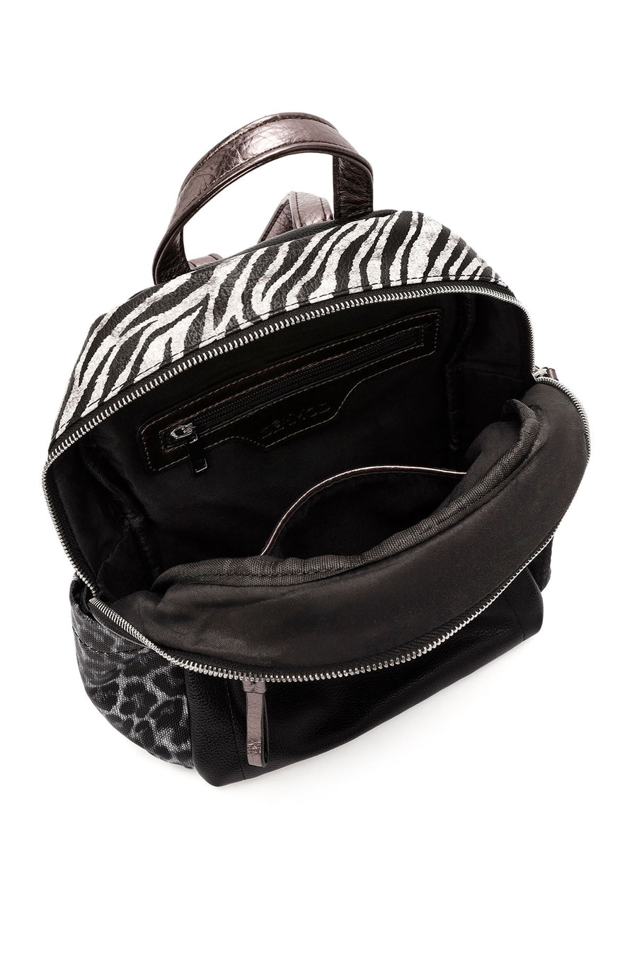 Women's Black Leopard Backpack