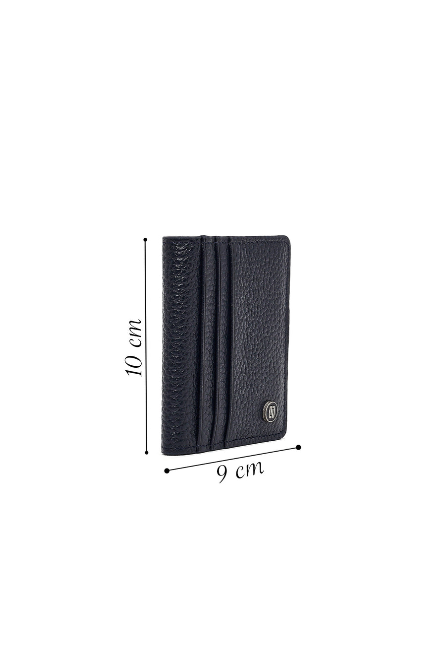 Men's Navy Blue Leather Card Holder