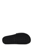 Women's Black Stone Slippers | Derimod