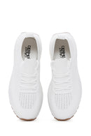 Derimod Zero Women's White Lace-Up Thick Soled Sneaker | Derimod