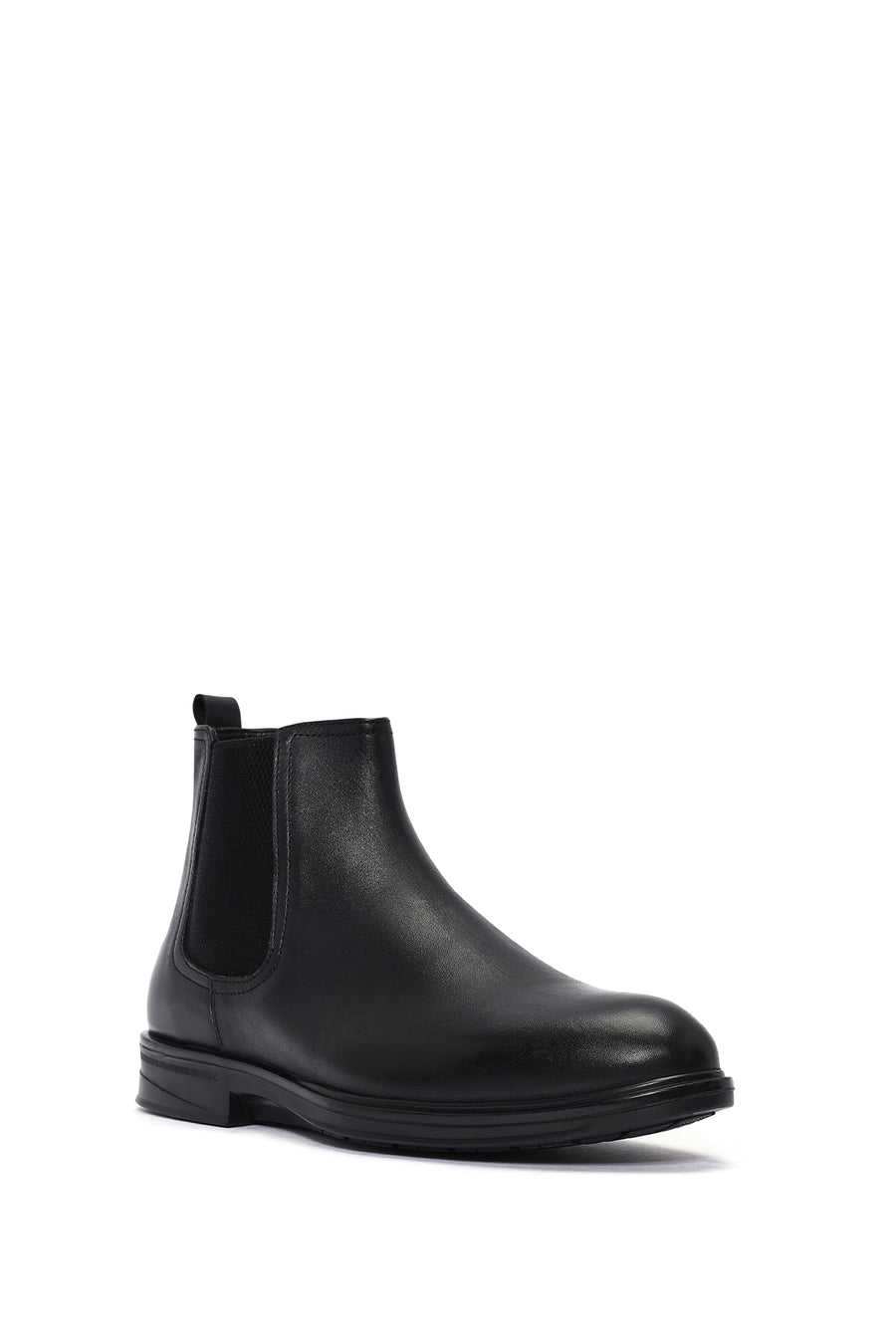Men's Black Leather Chelsea Boots