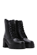 Women's Black Thick Heeled Boots | Derimod