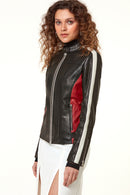 Freedom Women's Leather Jacket | Derimod