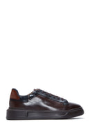 Men's Brown Leather Thick Sole Sneaker | Derimod