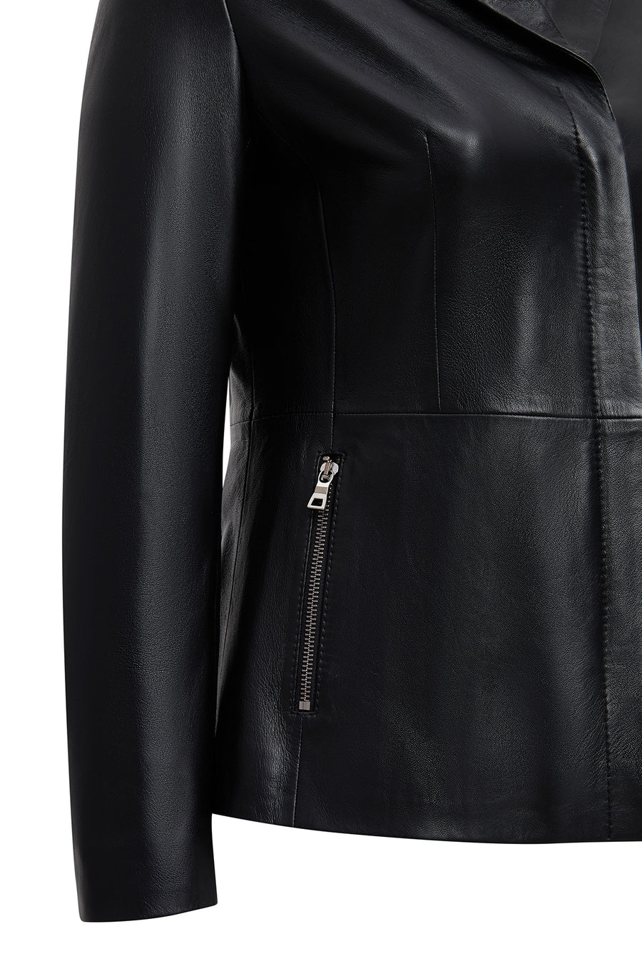 Helen Women's Black Leather Jacket
