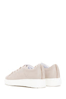 Men's Beige Leather Sneaker | Derimod