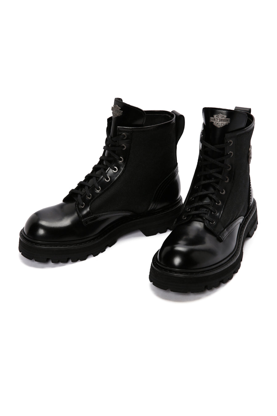 Harley Davidson Erkek Siyah Jesus Exc Bağcıklı Deri Postal Bot