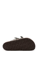 Birkenstock Women's Mink Mayari Bf Flip Flops Nubuck Slippers | Derimod