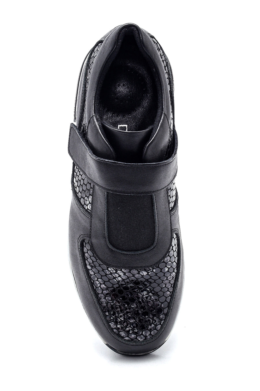 Women's Leather Snake Pattern Shoes
