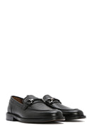 Men's Black Leather Classic Loafer | Derimod