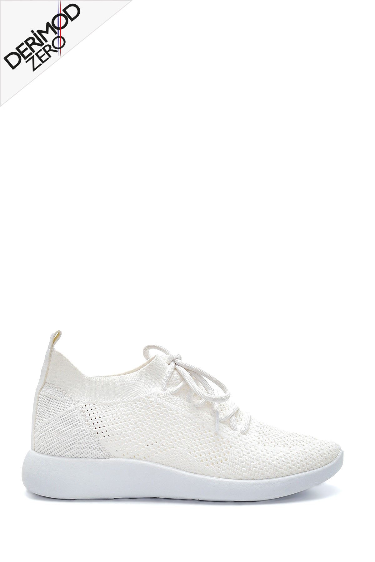 Kadın Beyaz Kumaş Sneaker
