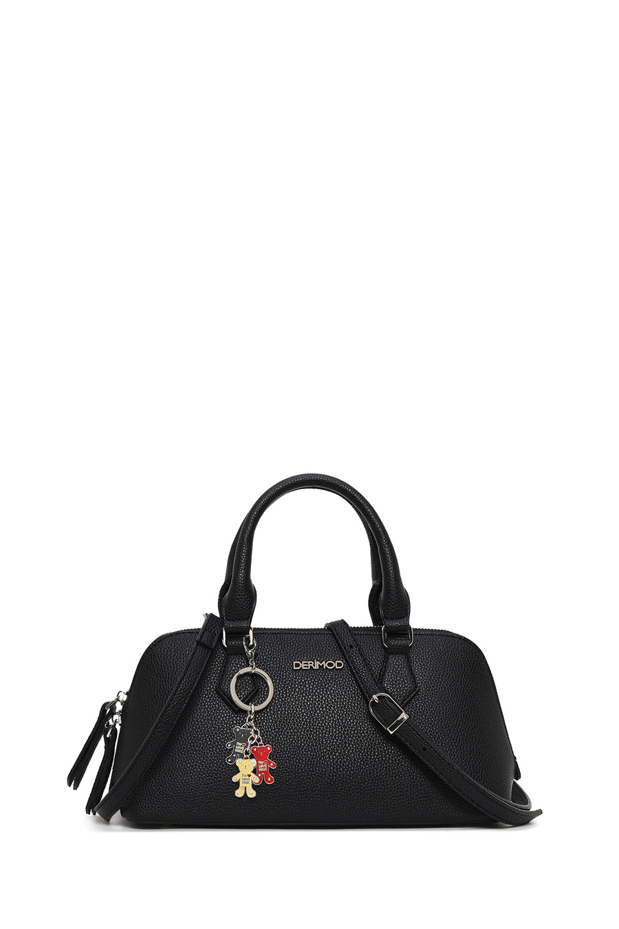 Woman Black Long-Strap Charm Shoulder Bag 26SBD2105FT | Derimod