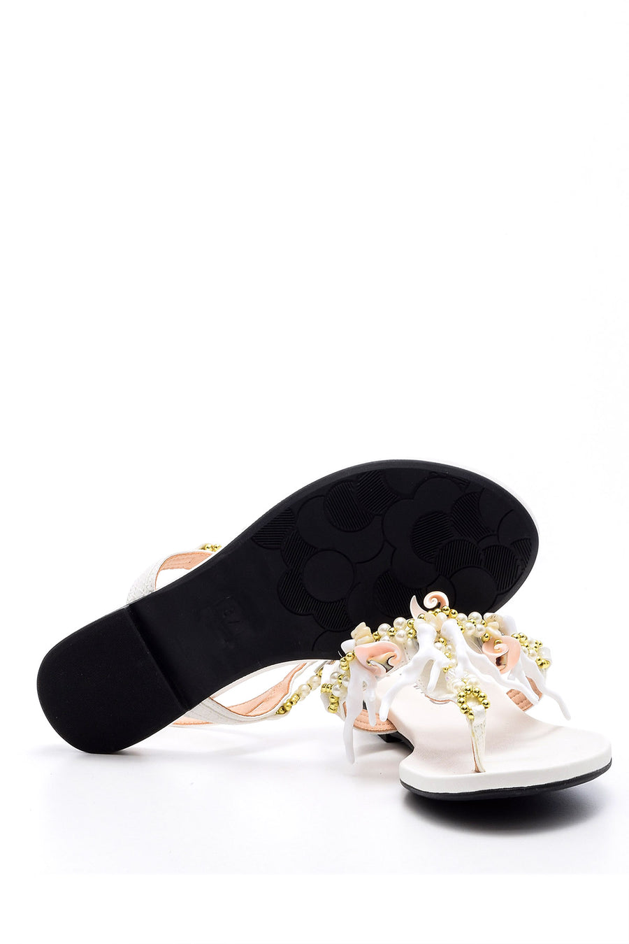 Women's Shell Detailed Sandals