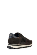 Geox Men's Brown Spherica VSeries Suede Leather Detailed Sneaker | Derimod