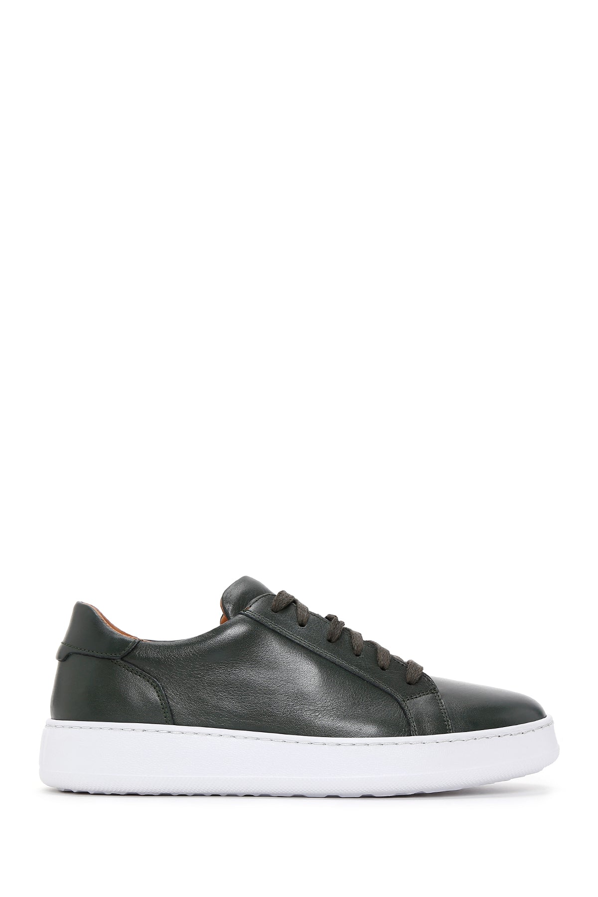 Men's Green Leather Sneaker 23SFD686018 | Derimod