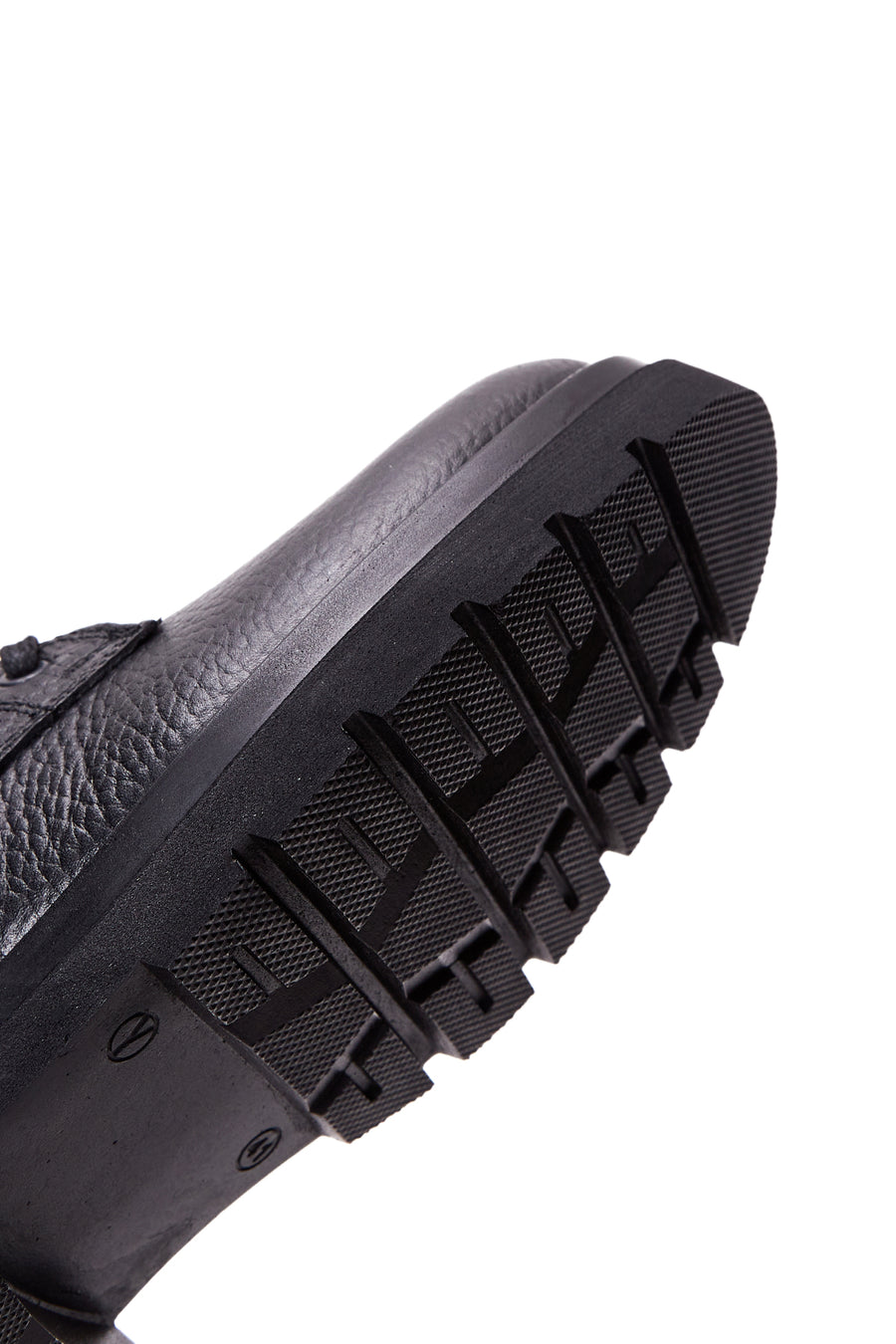 Men's Black Leather Casual Zipper Boots