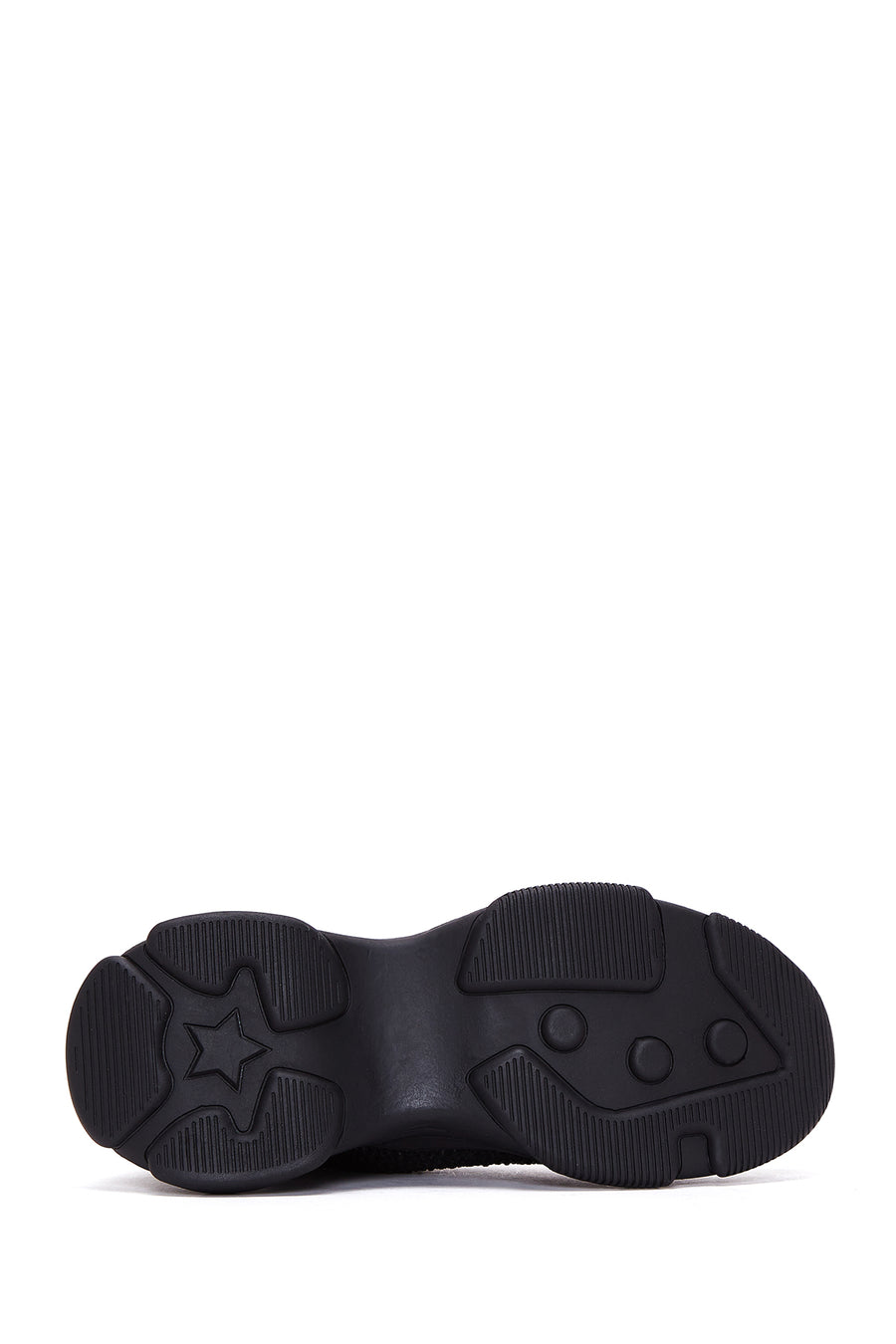 Derimod Zero Kadın Siyah Bağcıklı Taşlı Sneaker