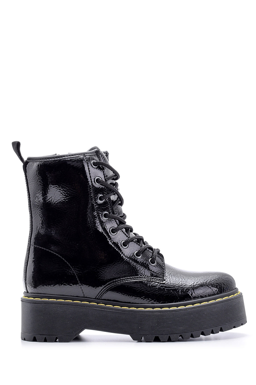 Women's Patent Leather Boots 19WFE228116 | Derimod
