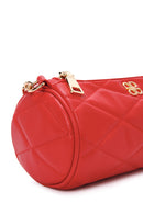 Women's Red Long Strap Quilted Crossbody Bag | Derimod