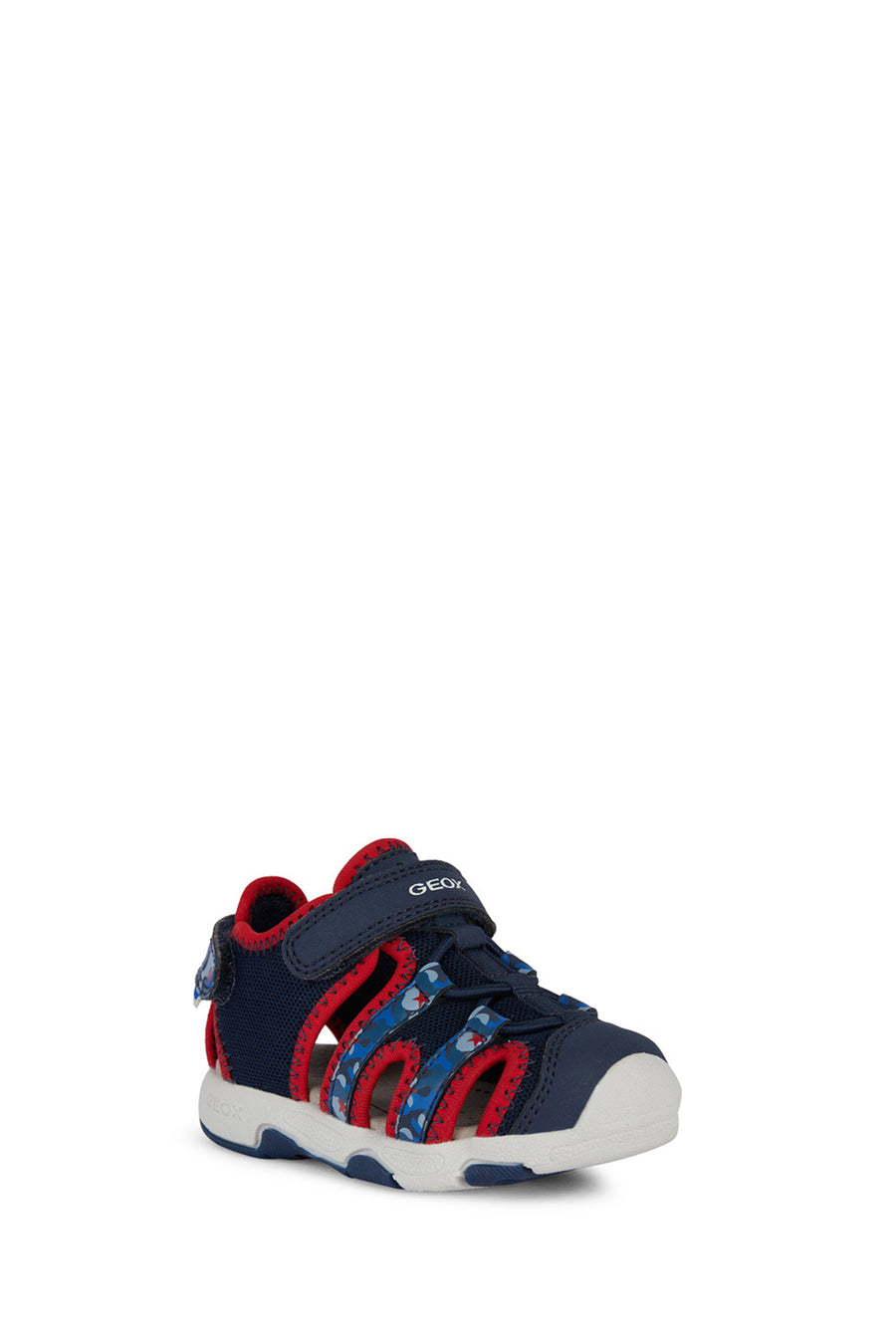 Geox Baby Boy Multicolored Multy Strap Leather Sandals
