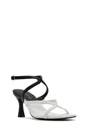 Kadın Siyah Bilekten Tokalı İnce Topuklu Sandalet | Derimod